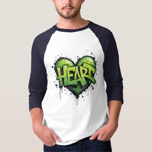 Neon Heartbeat T-shirt (Voorkant)
