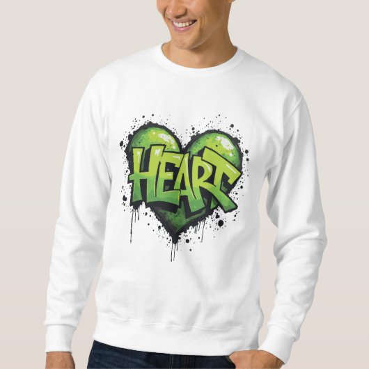 Neon Heartbeat Trui (Voorkant)