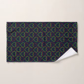 Neon Hearts Bad Handdoek (Handdoek)