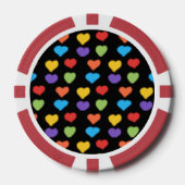 Neon Hearts Poker Chips (Multi) (Voorkant)