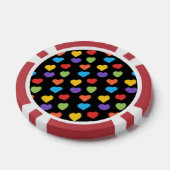 Neon Hearts Poker Chips (Multi) (Enkel)