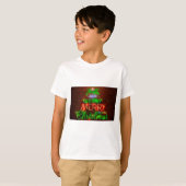 Neon heeft een heel prettig kerstfeest t-shirt (Voorkant volledig)