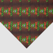 Neon heeft een heel prettig kerstfeest tissuepapier (Detail)