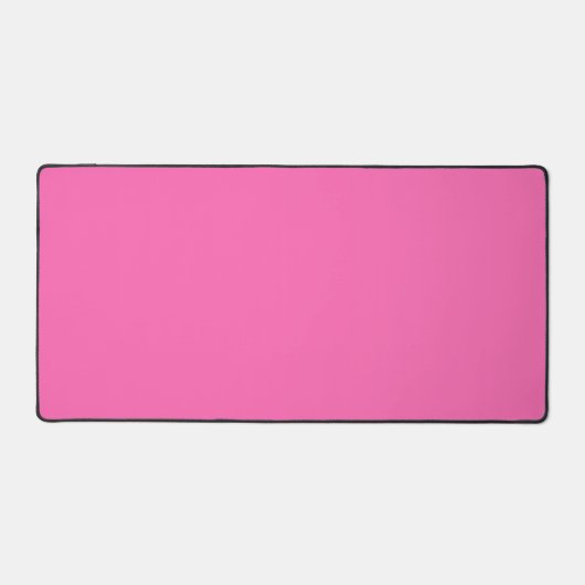 Neon Heet Roze Stevige Kleur | Klassiek Bureaumat (Voorkant)