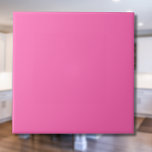 Neon Heet Roze Stevige Kleur | Klassiek | Elegant Tegeltje<br><div class="desc">Neon Heet Roze Stevige Kleur | Klassiek | Elegant | Trendy | Stijlvol | Cadeau</div>