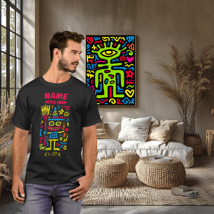 Neon Heks Pop Art Hex Appeal Halloween Design T-shirt
