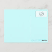 Neon heldere kleuren dempen briefkaart (Achterkant)