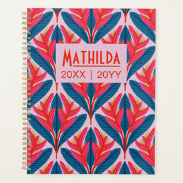 Neon Heliconia Planner