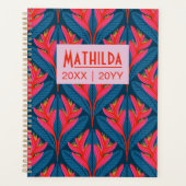 Neon Heliconia Planner (Voorkant)