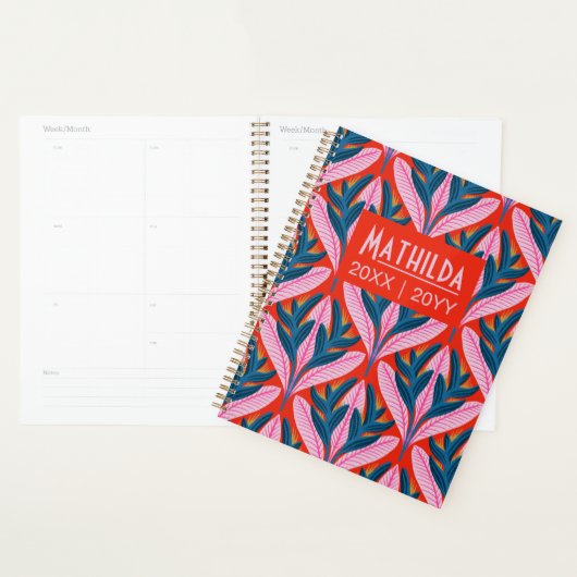 Neon Heliconia Planner (Display)