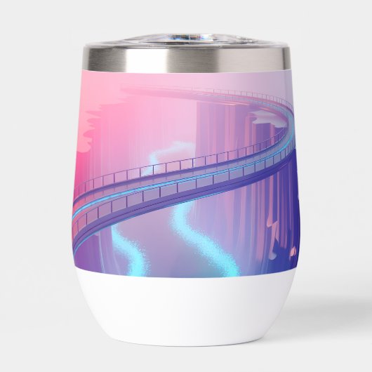 Neon Hemelbrug Droomlandschap (Voorkant)