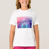 Neon Hemelbrug Droomlandschap T-shirt (Voorkant)