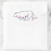 Neon Herd~Border Collie Sticker (Tas)