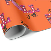 Neon Herfst Autumn past Tekst en Kleur aan Cadeaupapier (Rol Hoek)