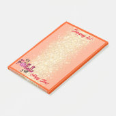 Neon Herfst Autumn past Tekst en Kleur aan Post-it® Notes (Schuin)