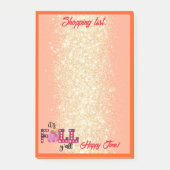 Neon Herfst Autumn past Tekst en Kleur aan Post-it® Notes (Voorkant)