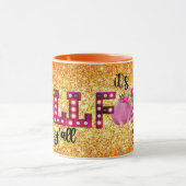 Neon Herfst herfst Pas Kleur aan Mok (Midden)