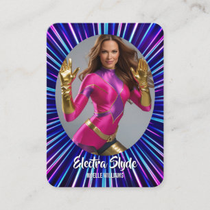 Neon Hero Glow Coscards Cosplay Ruilkaarten Visitekaartje