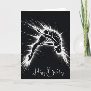 Neon High Diver op zwart Kaart