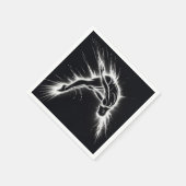 Neon High Diver op zwart Servet (Hoek)