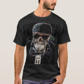 Neon Hip Hop Skull T-Shirt (Voorkant)