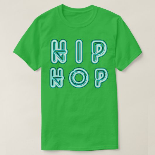 Neon hiphop t-shirt (Design voorkant)