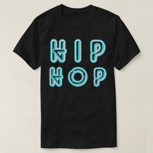 Neon hiphop t-shirt (Design voorkant)