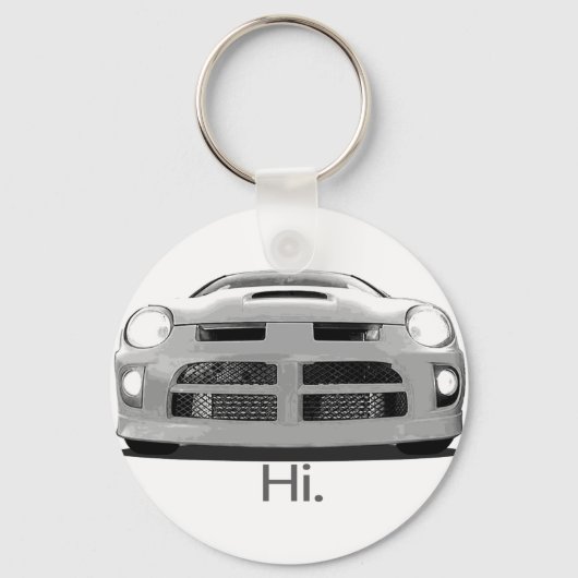 Neon "Hoi." Sleutelhanger (Voorkant)