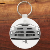 Neon "Hoi." Sleutelhanger (Voorkant)