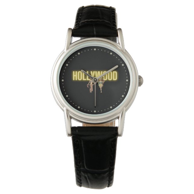 Neon Hollywood en  Beauties Watch Horloge (Voorkant)