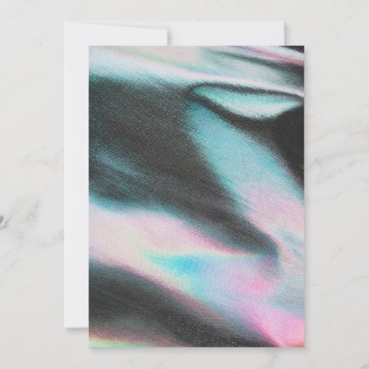 Neon holografische getextureerde futuristische ver kaart (Achterkant)