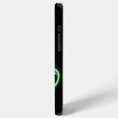 Neon hond Paws Monogram iPhone Hoesje (Linkerkant)