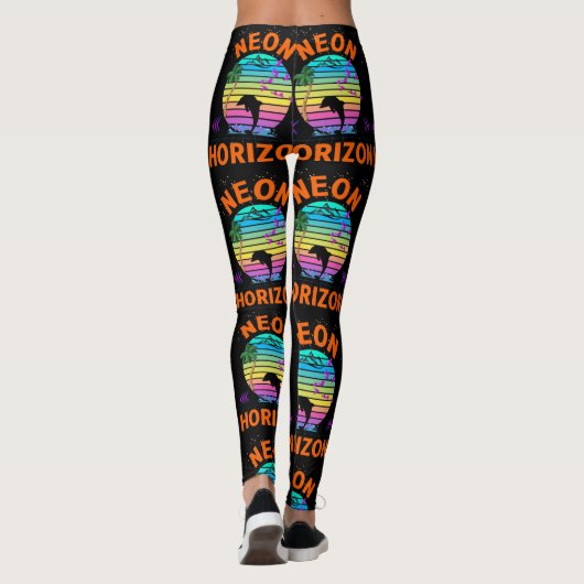 Neon Horizon Sundown-Leggings Leggings (Achterkant)