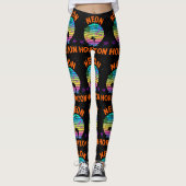 Neon Horizon Sundown-Leggings Leggings (Voorkant)