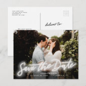 Neon Horizontale Foto Sla het Briefkaart Datum op (Voorkant / Achterkant)