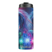 Neon Horse Lotus Cityscape Vision Thermosbeker (Voorkant)