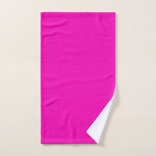 Neon Hot Pink Bad Handdoek (Handdoek)