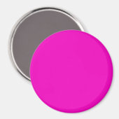 Neon Hot Pink Licht Heldere Mode Kleurtrend Magneet (Voorkant / Achterkant)