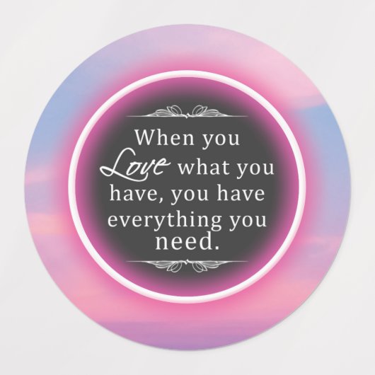 Neon Hot Pink Motivation Labels (Design 2)