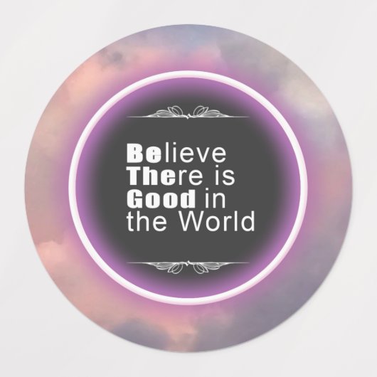 Neon Hot Pink Motivation Labels (Design 1)