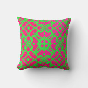 Neon Hot Pink/Neon Green Pillow Kussen