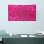 Neon hot roze glitter spandoek (Beurs)