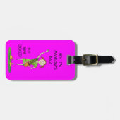 Neon HOT ROZE Meisje Scout JUNIOR | Aangepast Bagagelabel (Voorkant horizontaal)