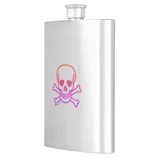 Neon Hudel in Botten roestvrijstalen kolf Flacon (Links)