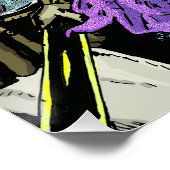 Neon Hunters beroemd gemaakt door Knightingales Perfect Poster (Hoek)