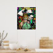 Neon Hunters: P. A. N. D. A. Knights Poster (Keuken)