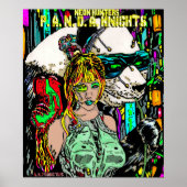 Neon Hunters: P. A. N. D. A. Knights Poster (Voorkant)