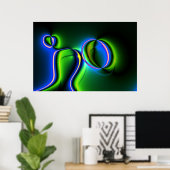 Neon I Poster (Thuiskantoor)
