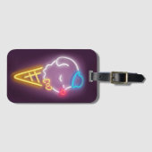 Neon Ice Cream Bagagelabel (Voorkant (horizontaal))