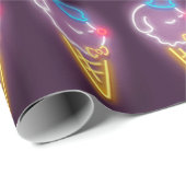 Neon Ice Cream Dog Cadeaupapier (Rol Hoek)